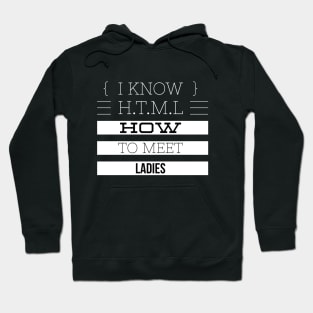 I KNOW H.T.M.L HOW TO MEET LADIES Hoodie